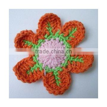 crochet flower corsage