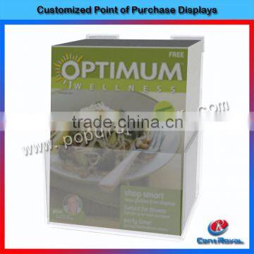 Hot selling counter top acrylic food display case