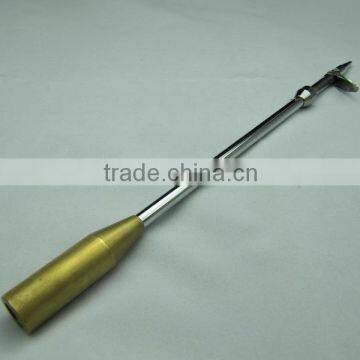 China new design stainless steel fishing spear decorative spears with brass handle
