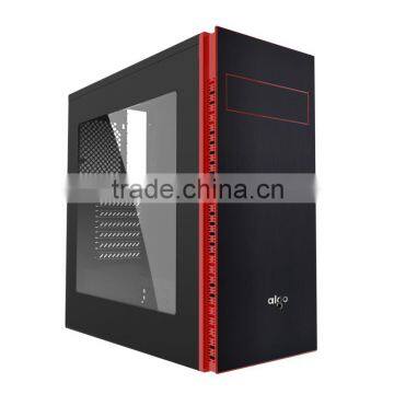 aigo Elegance 3 ATX computer case best seller red and black