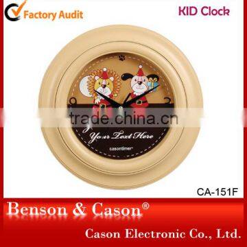 10 Inch Round Small Hanging Wall Clock for Kids Bedroom Decor photo-6