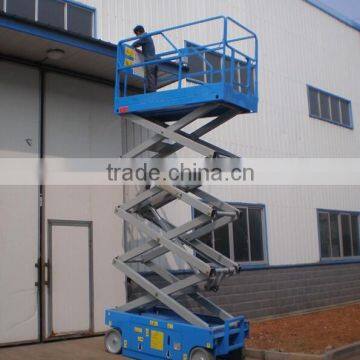 self-propelled scissor hydraulic platform lift