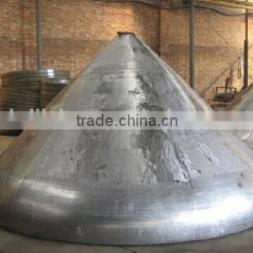 mild steel and stainless steel tank end dished conical head for pressure tank