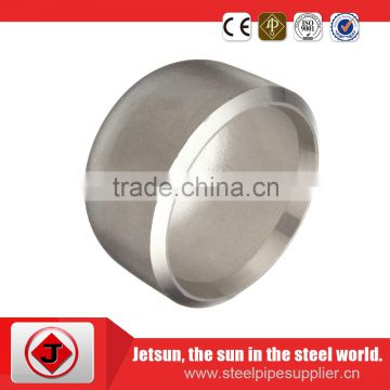 carbon steel butt weld seamless pipe fittings caps for line pipe