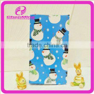 Yiwu custom christmas wholesale paper wine bags