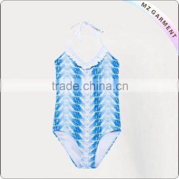 Bandeau bikini children swim wear