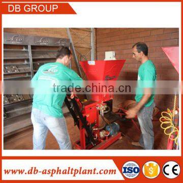 India Philippine Mexico Burma semi auto clay soil interlock brick machine