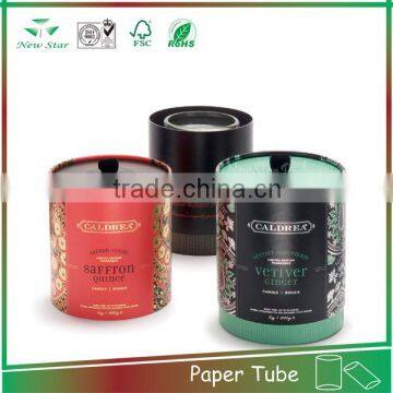 high quality round shaped recycled paper gift box packaging tube