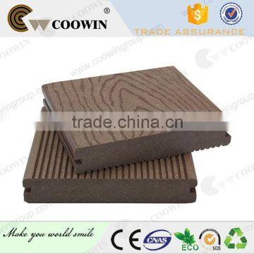 High Strength Wood Grain Surface Looks like Real Wood Solid WPC Decking