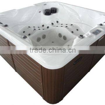 100 JETS USA mini hot tub with waterfall