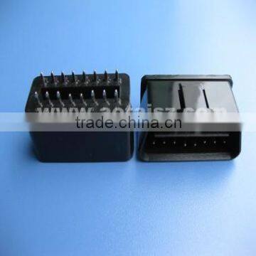 High quality OBD 2 plug smooth surface 16 pin obdii male connector