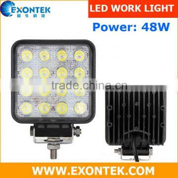 Wholesale LED work light 48W LED working light 48W 10-30V IP67 spot flood 48W LED driving light for tractor 4WD UTV ATV