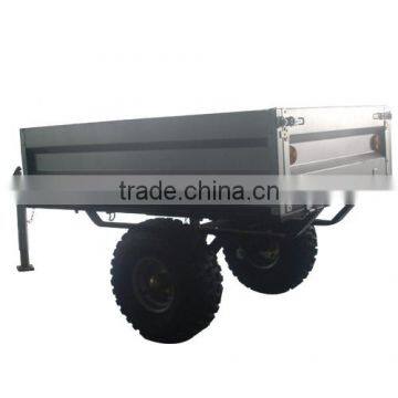 China wholesale log trailer with crane,wood log trailer,single axle trailer