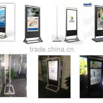 Touch screen kiosk for indoor advertising