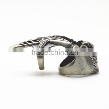 fashion men's rings skull design wholesale