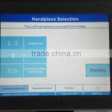 Professional High Frequency Machine 24*24=576 Spots In One Shot High Power Ultrasonic High Frequency  HIFU Focused Ultrasound Body Fat Reduction Slimming Machine Nasolabial Folds Removal photo-2