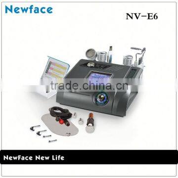 NV-E6 Portable 6 in 1 No-needle mesotherapy beauty machine skin tightening equipment for salon