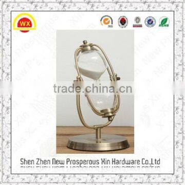 Wholesale delicate brass 2 hours big hourglass