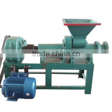 Coal and charcoal screw type briquette extruder