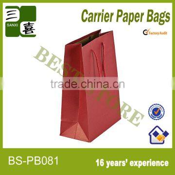 High quality tote paper shopping bag