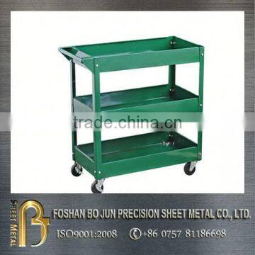 custom certificated powder coat heavy spare tools trolley manufacture from china supplier