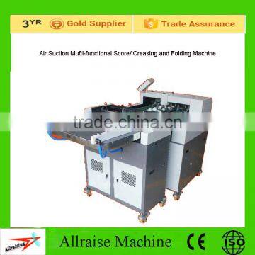 Automatic Creasing and Folding Machine with Air Suction Mufti-functional Score Machine