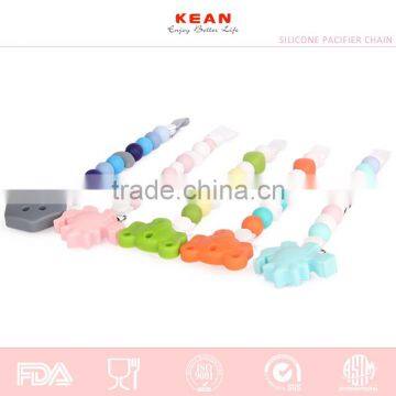 Handwork Food Grade Silicone Baby Pacifier Chain