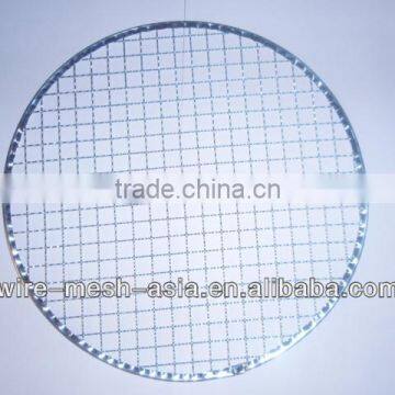 One-time barbecue net /crimped barbecue grill net/good quality (iso9000 certification )