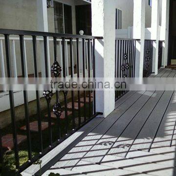 Outdoor Balcony Railing Wrought Iron Belly Balusters Wholesale