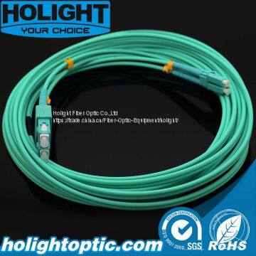 Fiber Patchlead LC to Sc Om3 Duplex Aqua