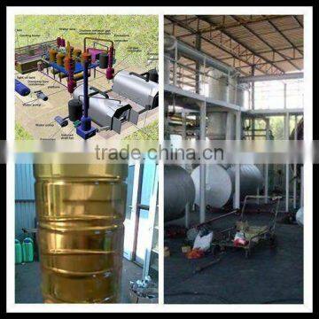 2012 Good Price Tire Rubber Pyrolysis Oil