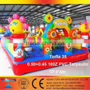 Inflatable Bouncer Happy Yellow Duck Tinfla 35 in PVC Tarpaulin Duck photo-2