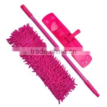 GW3 High Quality 2016 Hot Sale Microfiber Cleaning Mop Chenille Floor Mop With Extendable Handle 120CM photo-2