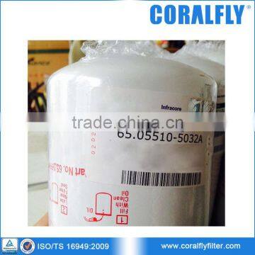 Coralfly OEM Truck Engine Oil Filter 65.05510-5032A photo-2