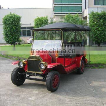 4 Wheel Drive 8 Seater Electric Sightseeing Vintage Tourist Car photo-2