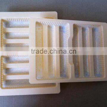 Customized ampoules vials plastic pharmaceutical packaging tray