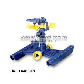 Plastic Impulse Sprinkler With Plastic H-Shape Base For Lawn