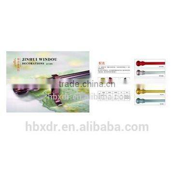 All Kinds of Colors Aluminum Anodized Profile Curtain Rod With End Cap photo-4