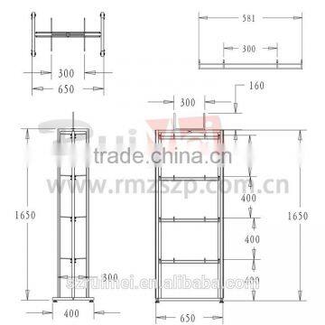 Customized Floor Standing Slipper Display Rack photo-4