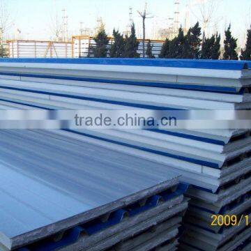 EPS/PU/Glass Fiber/Rock Wool sandwich panel