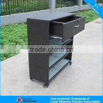 Мебельный шкаф для гостиной из плетеной сосны современного дизайна photo-3