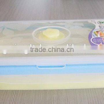 Collapsible Silicone Bento Lunch Salad Picnic Box Bpa Free Easy Carry photo-4