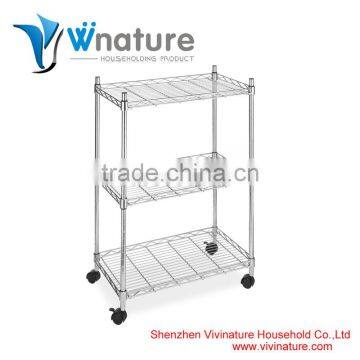 hot sale 3 layer stainless steel kitchen storage rack