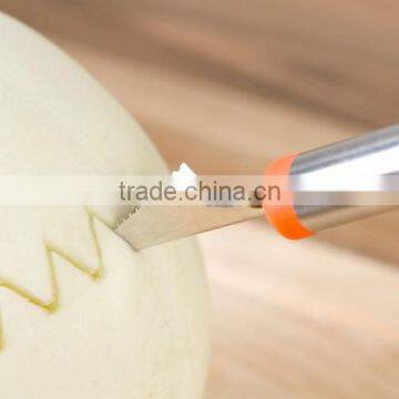 Factory Wholesale Stainless Steel Fruit Vegetable Ballers Carving Knife Melon Scoop