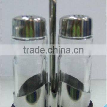 LFGB Storage Bottles & Jars Type Salt and Pepper Glass Cruet Set photo-3