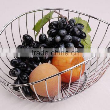Good Quality Home Stainless Steel Fruit Basket, Metal Wire Fruit Basket photo-2