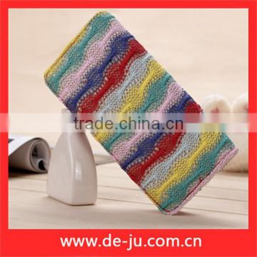 Colorful Striped Knit Hand-made Women's Wallet