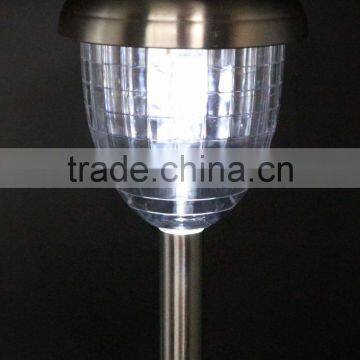 2-PC Stainless Steel Solar Path Light Outdoor LED Landscape Lawn Garden Lamp - 158 mm photo-4