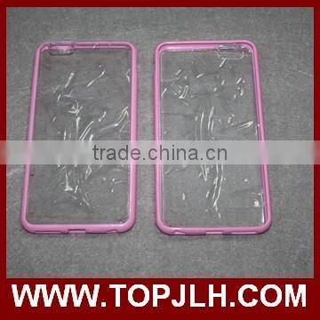 Blank UV Case for Iphone 6 Plus , UV Transparent Mobile Phone Case With Tpu Side photo-3