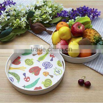 Hot-sell Eco Bamboo Fiber Serving Tray With Print photo-4
